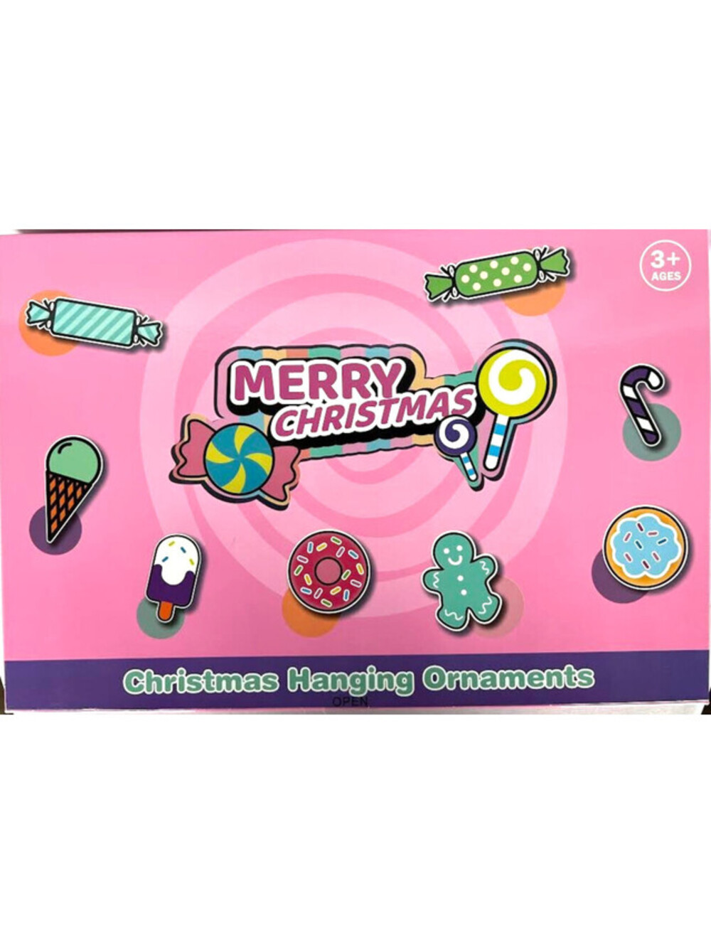 Christmas Advent Calendar With Fun Ornaments *NEW* Small Sweet Treat Ornaments